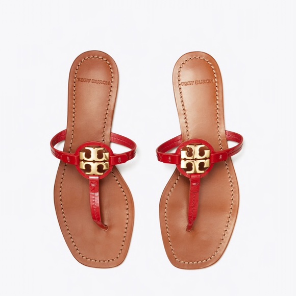 tory burch mini miller red